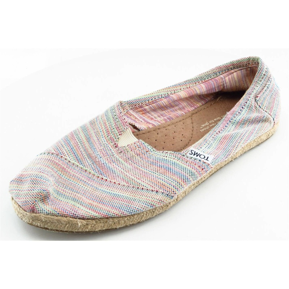 Toms Size 7.5 M Multicolor Loafer Fabric Women Shoes